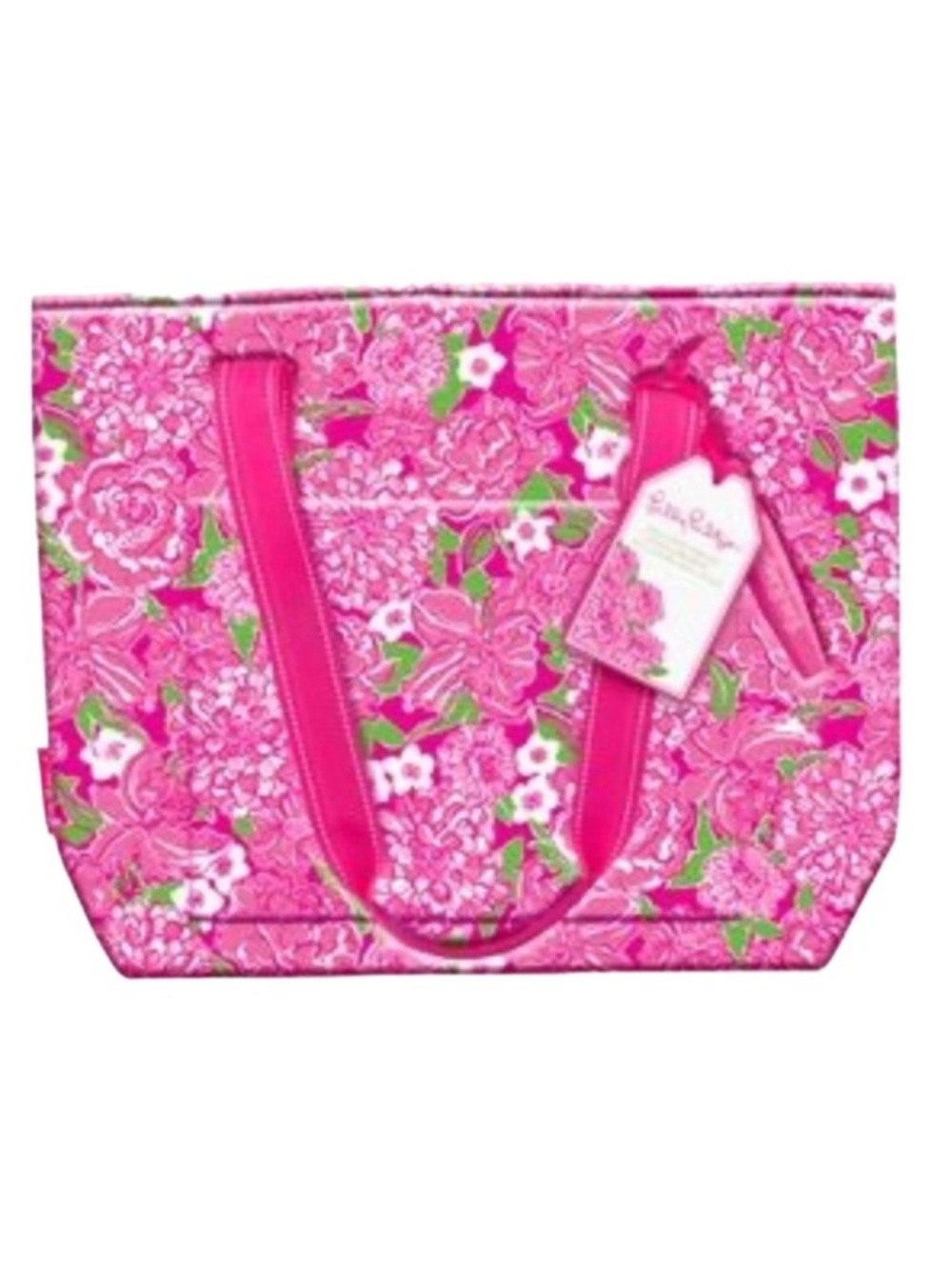Lilly Pulitzer Insulated Cooler, Wine/ Bottle Opener, May Flowers Print